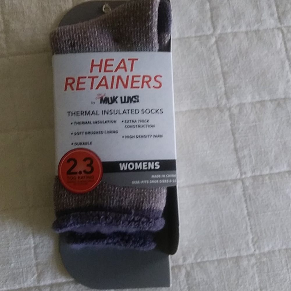 Womens Muk Luks Thermal Socks